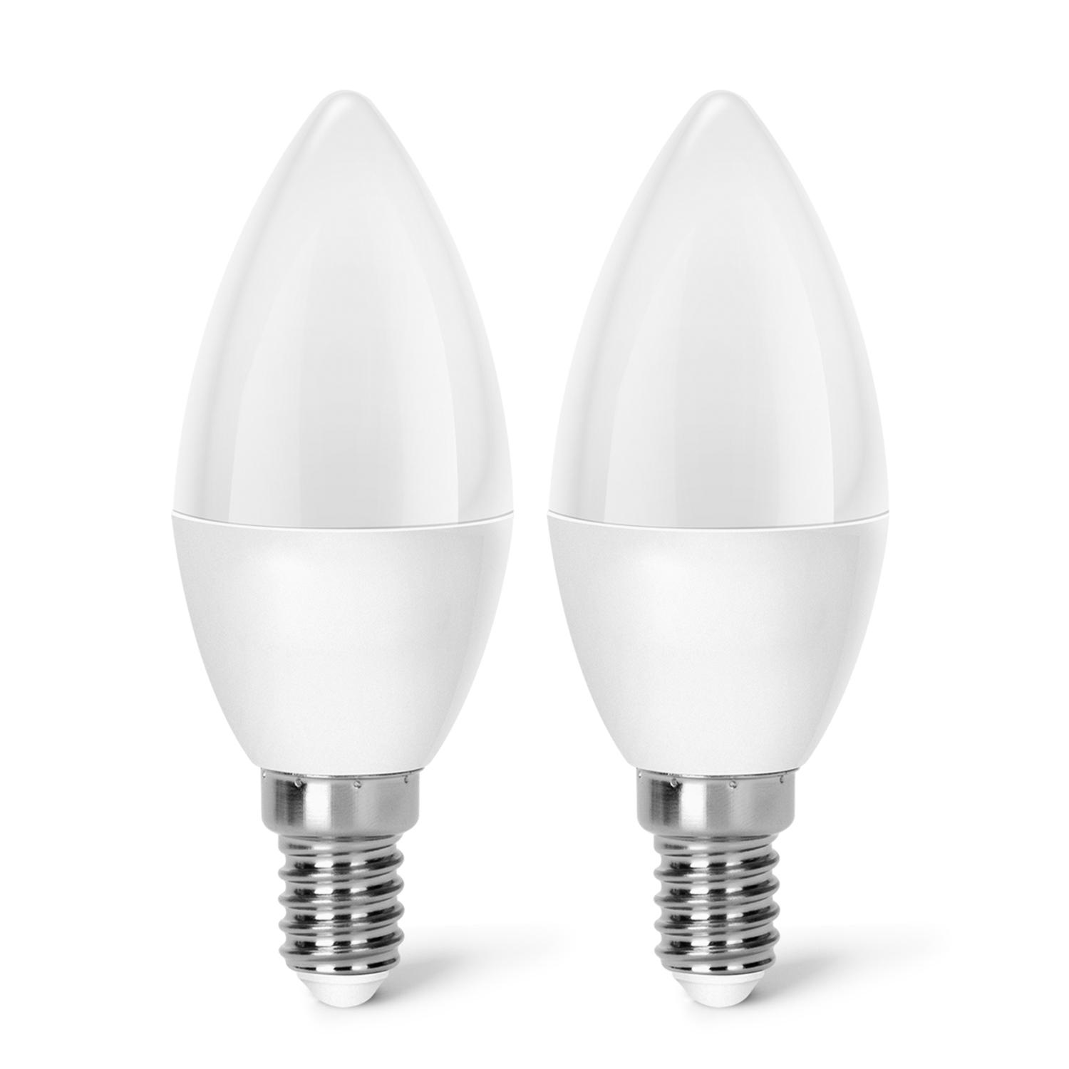 LED E14 4.9W C37 2pcs