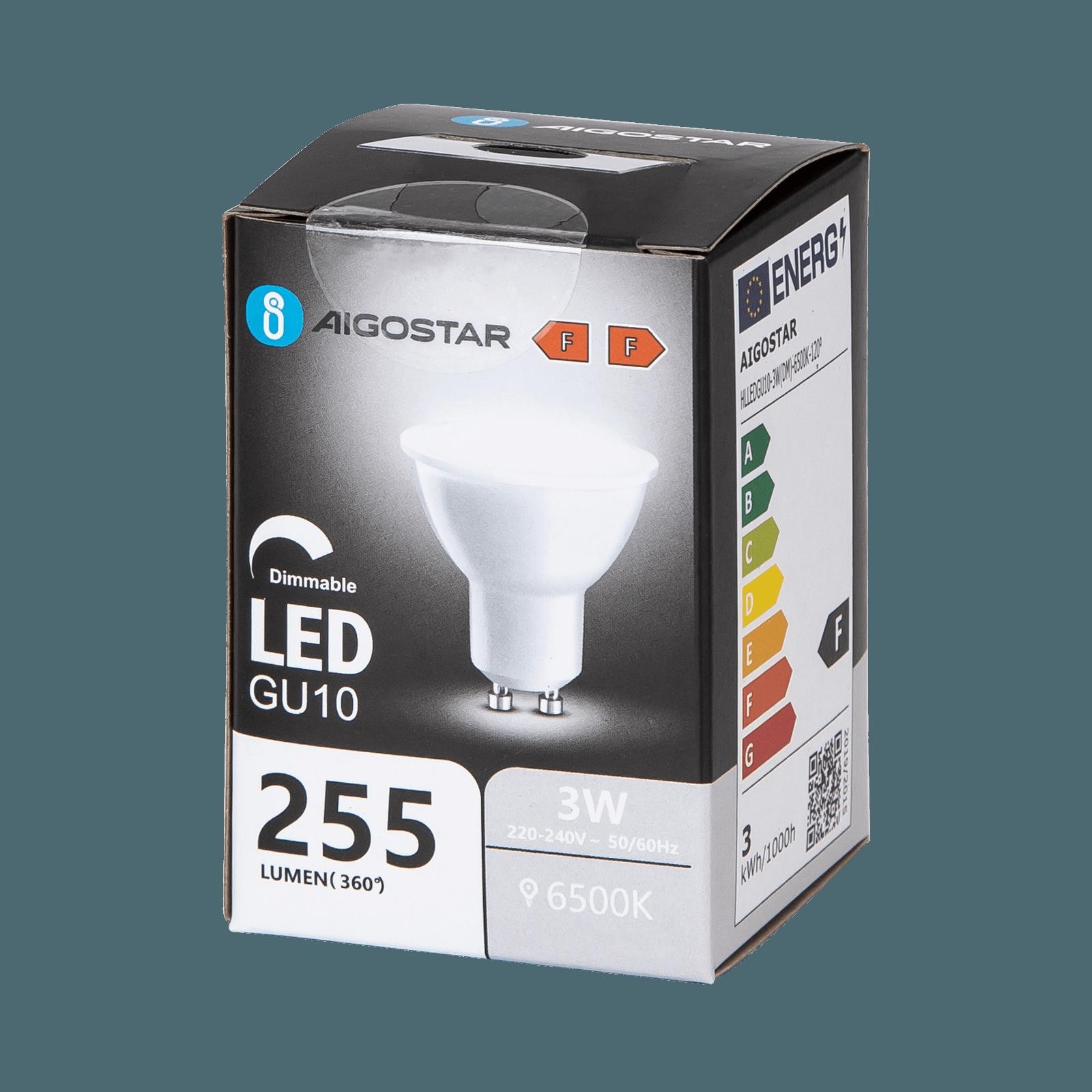 LED GU10 3W 6500K