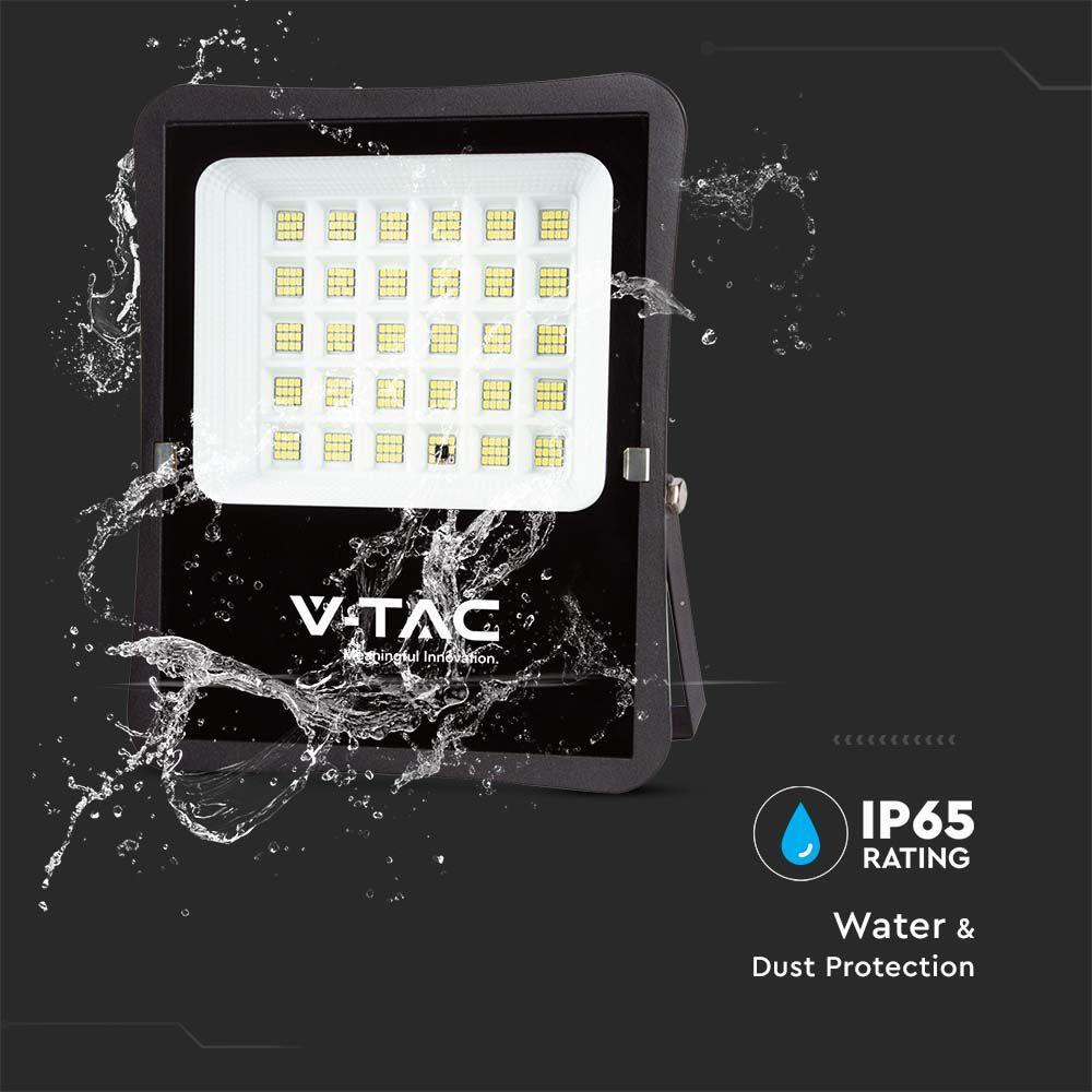 VT-55300 300W LED SOLAR FLOODLIGHT 6400K