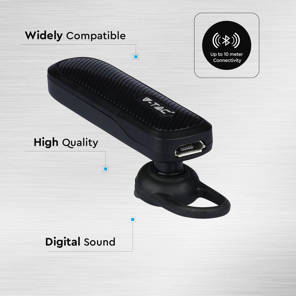 VT-6700 BLUETOOTH HEADSET-70mah BATTERY-BLACK