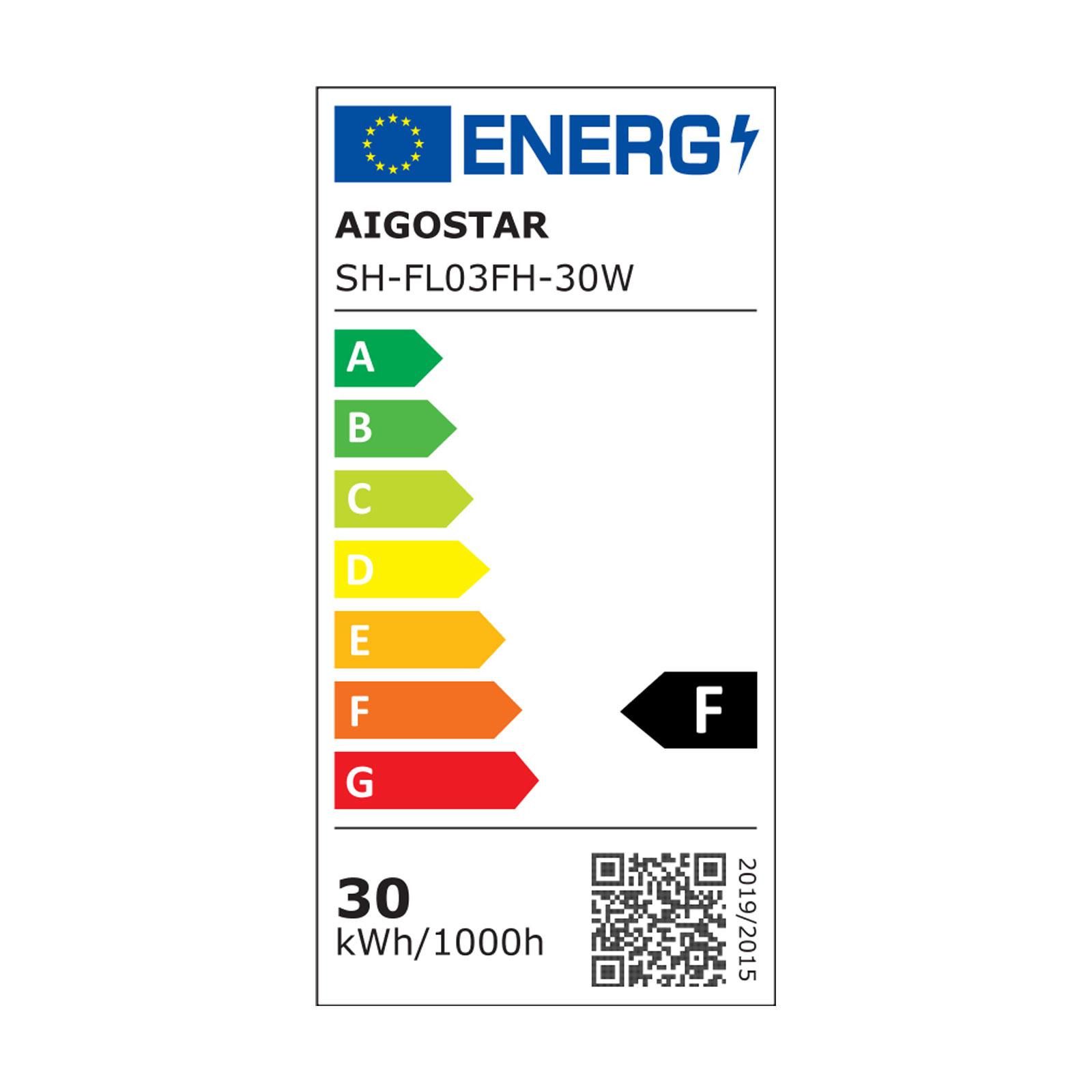 Naświetlacz LED czarny 30W (odlew ciśnieniowy) (30W,6500K,IP65)