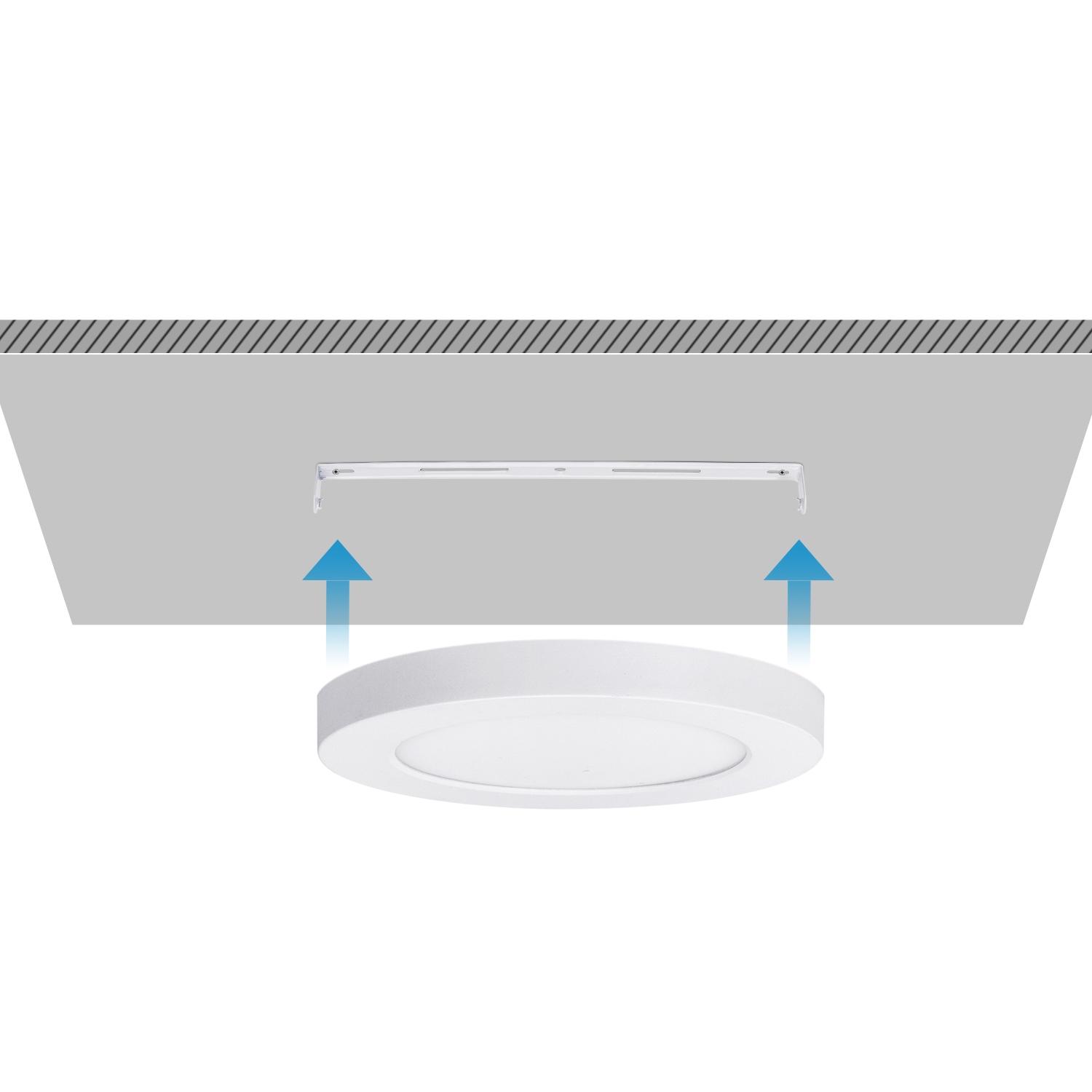 Downlight natynkowy okrągły LED 18W Światło białe