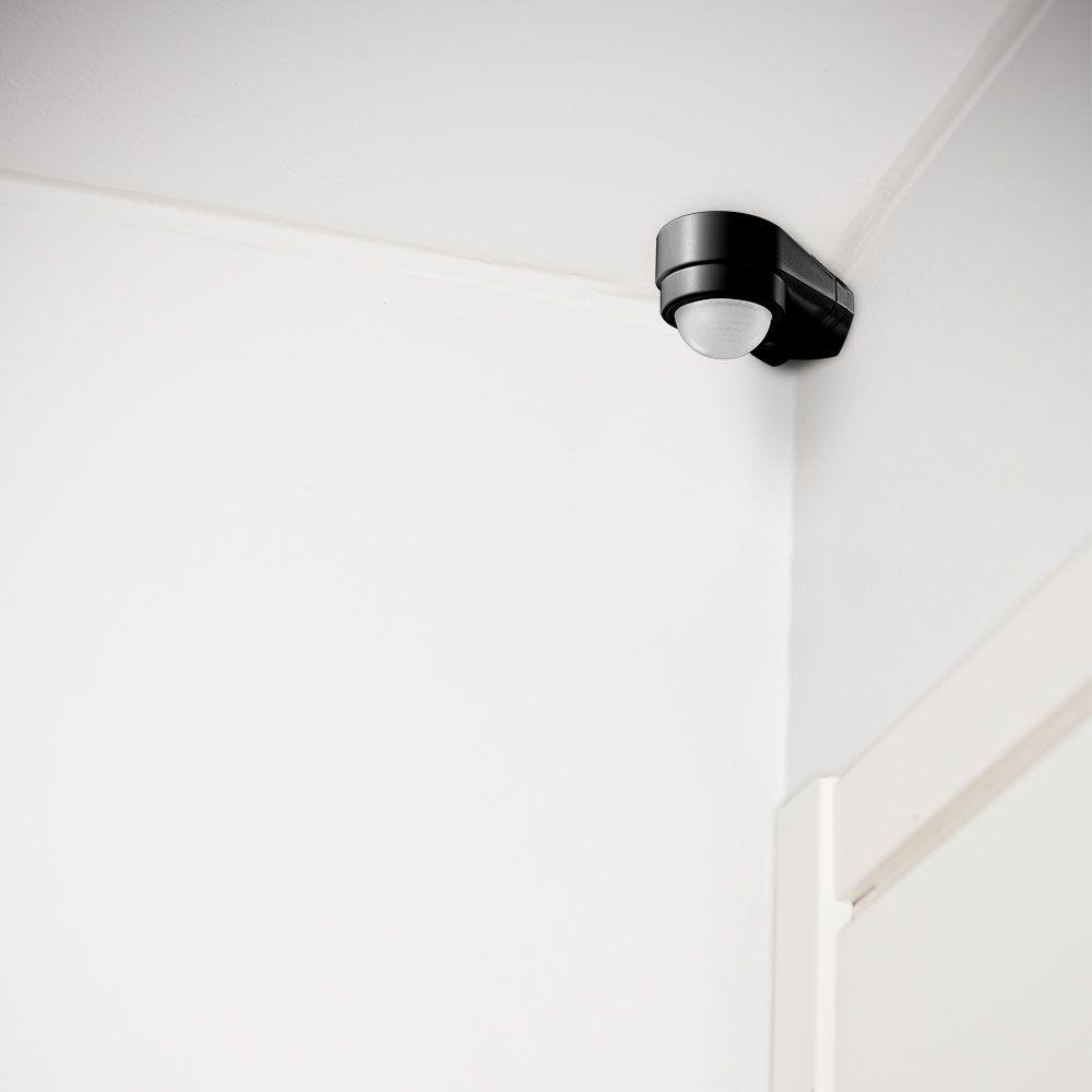 VT-8094 INFRARED MOTION SENSOR-ADJUSTABLE CORNER-BLACK BODY, IP65 (MAX:600W LED)