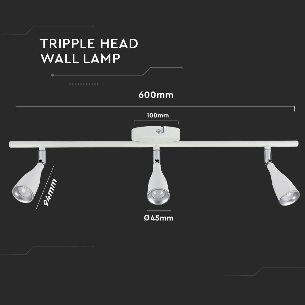 13.5W Lampa sufitowa, Barwa:4000K , Biały, VTAC, SKU 218272