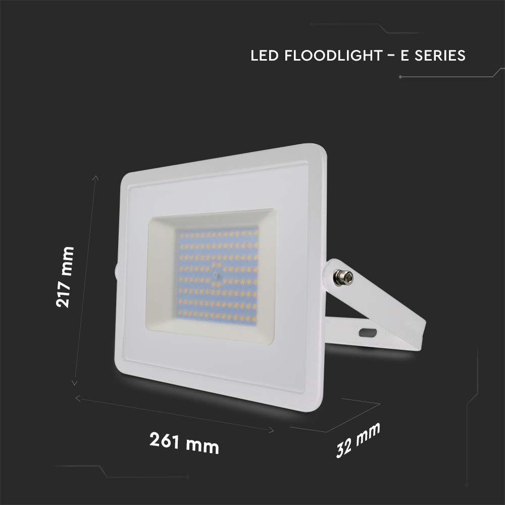 VT-40101 100W SMD FLOODLIGHT 4000K WHITE BODY