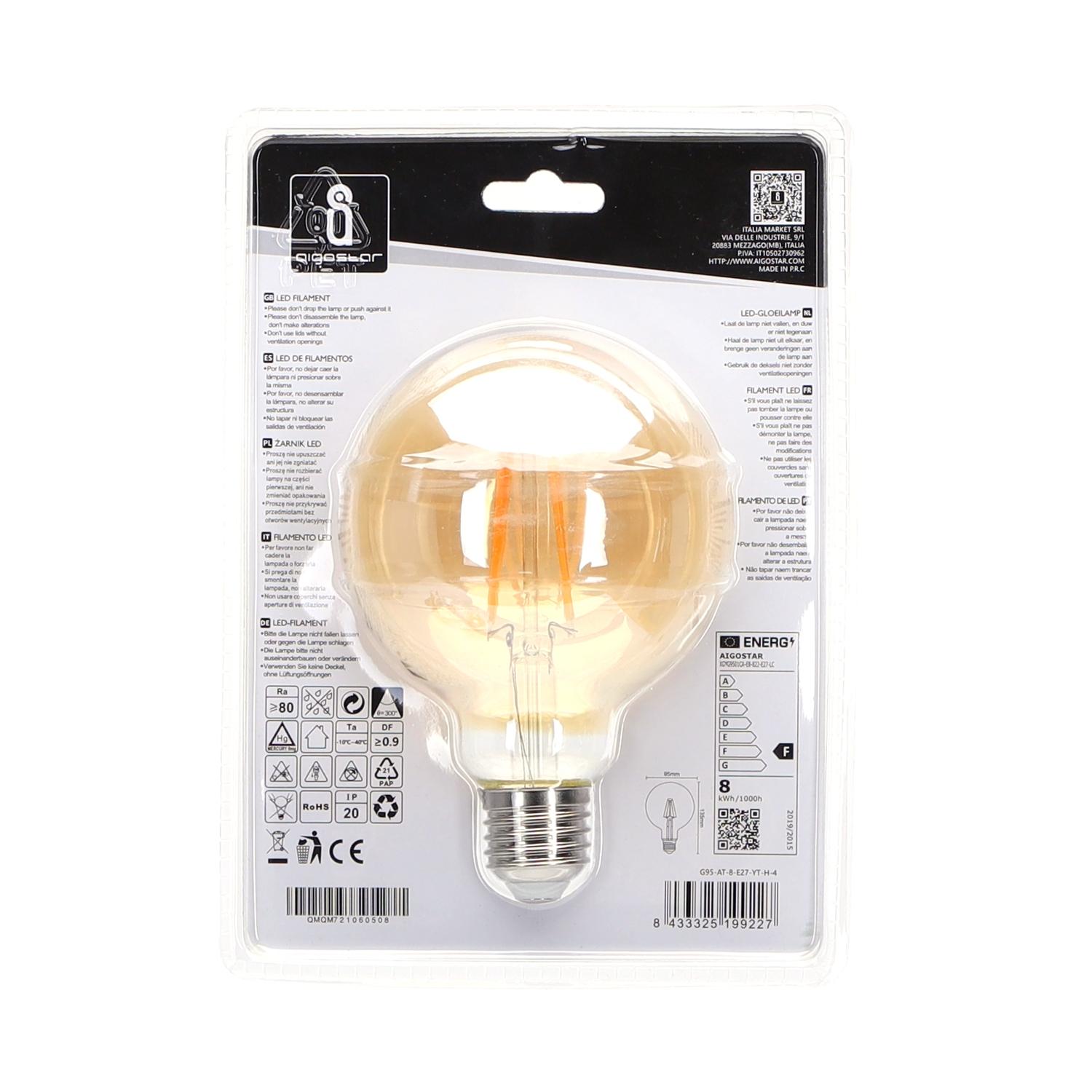 LED filament lamp G95