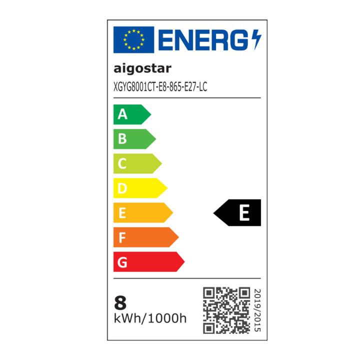 LED Filament Bulb (Clear) G80 E27 8W