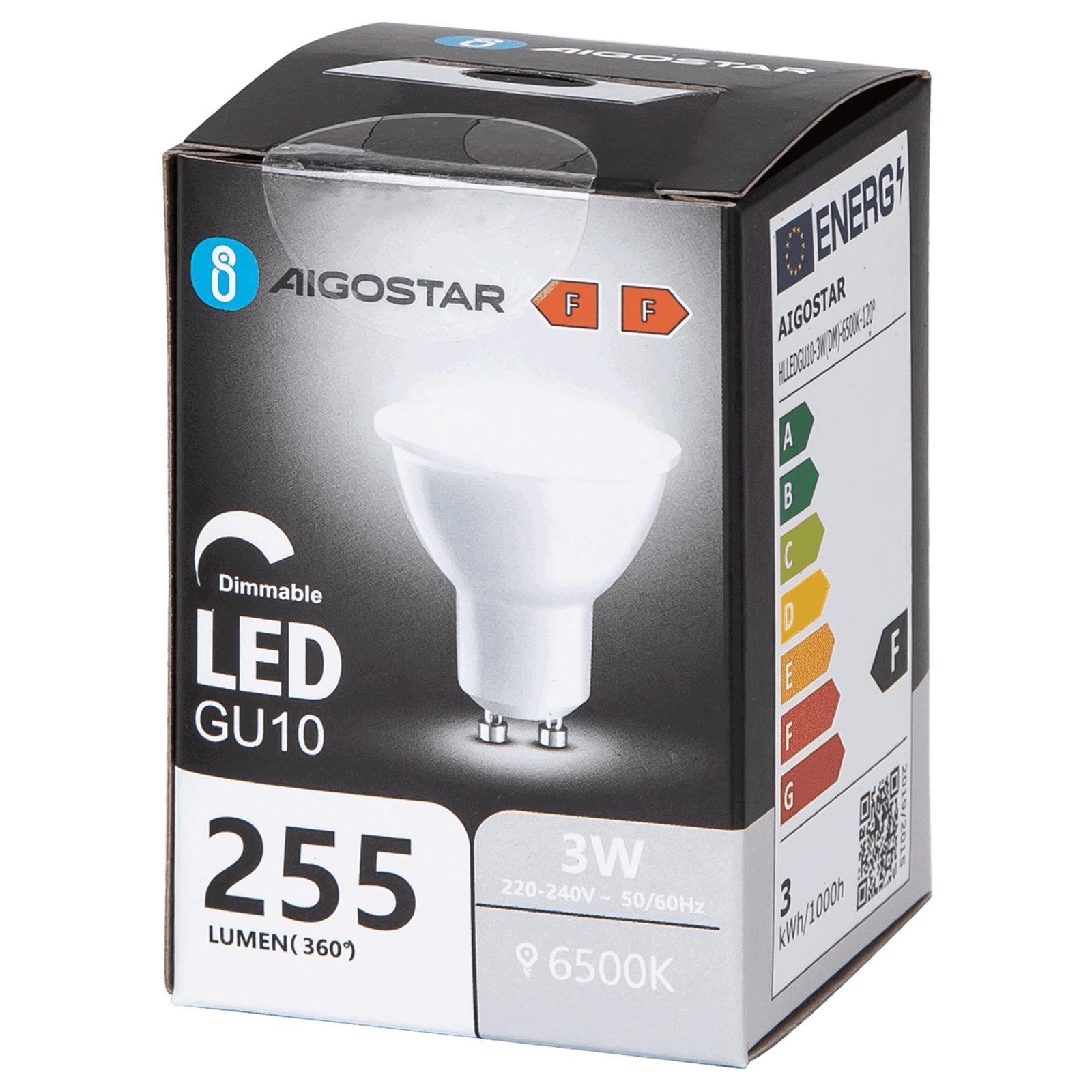 LED GU10 3W 6500K