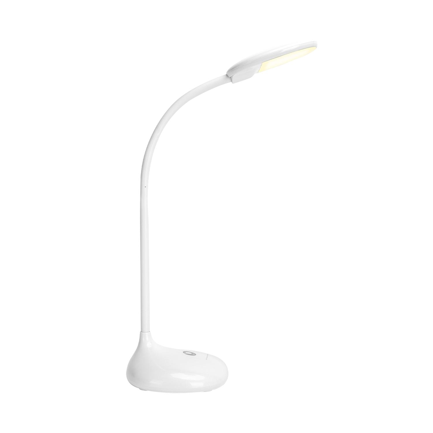 Lampa Stołowa LED Ściemnialna Biała 4W 4000K(4W,2700K-6500K)