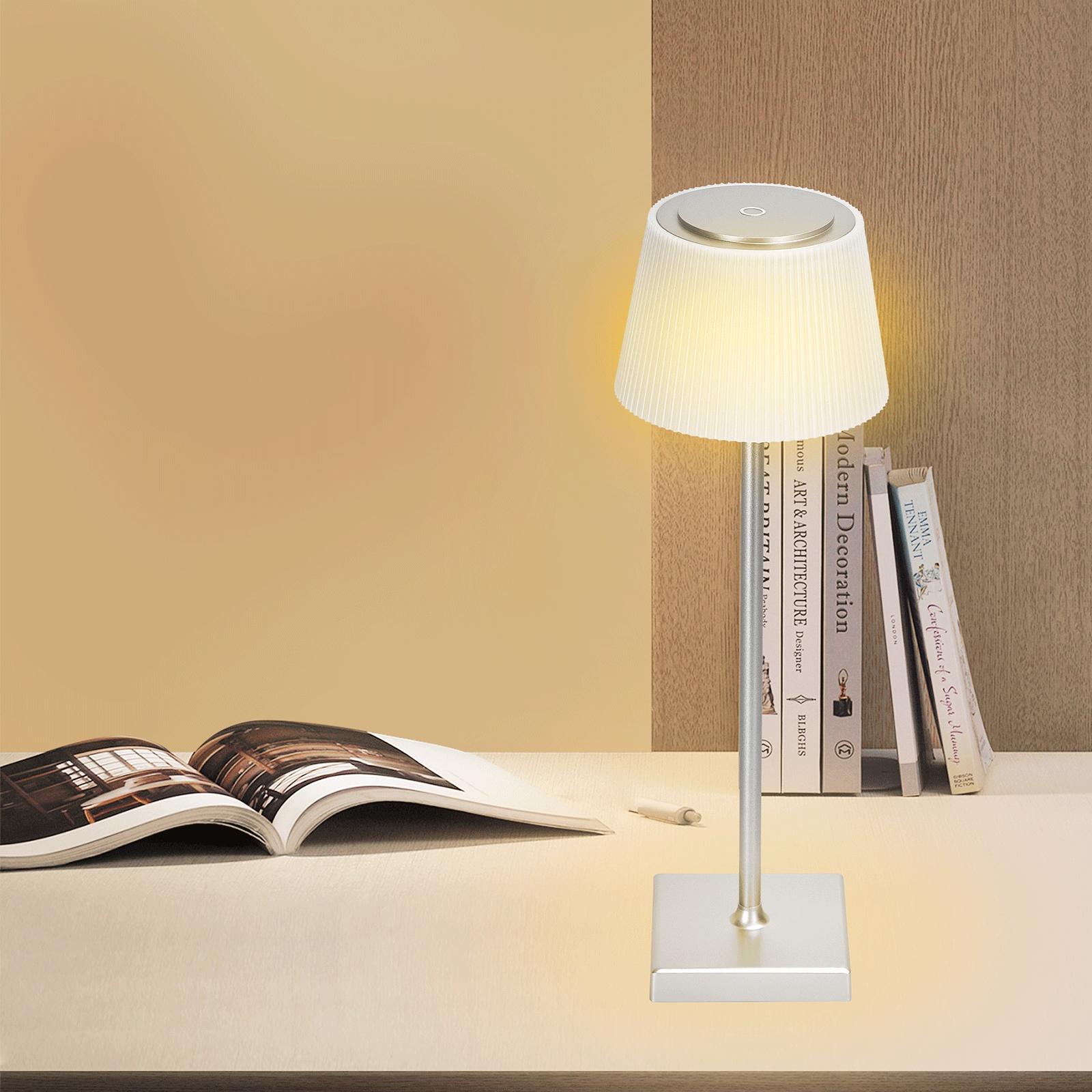 Rechargeable Desk Lamp 4W CCT Touch Dimming and Color Changing