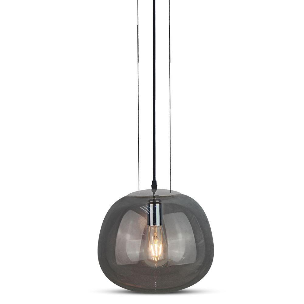 VT-7292 MODERN GLASS-GUN GREY-3 WIRE SUSPENSION PENDANT LIGHT D:290-E27