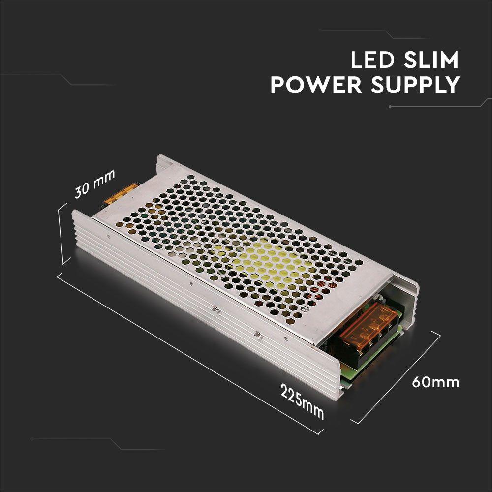 250W Zasilacz LED, Zasilanie:24V 10A, IP20, VTAC, SKU 3273