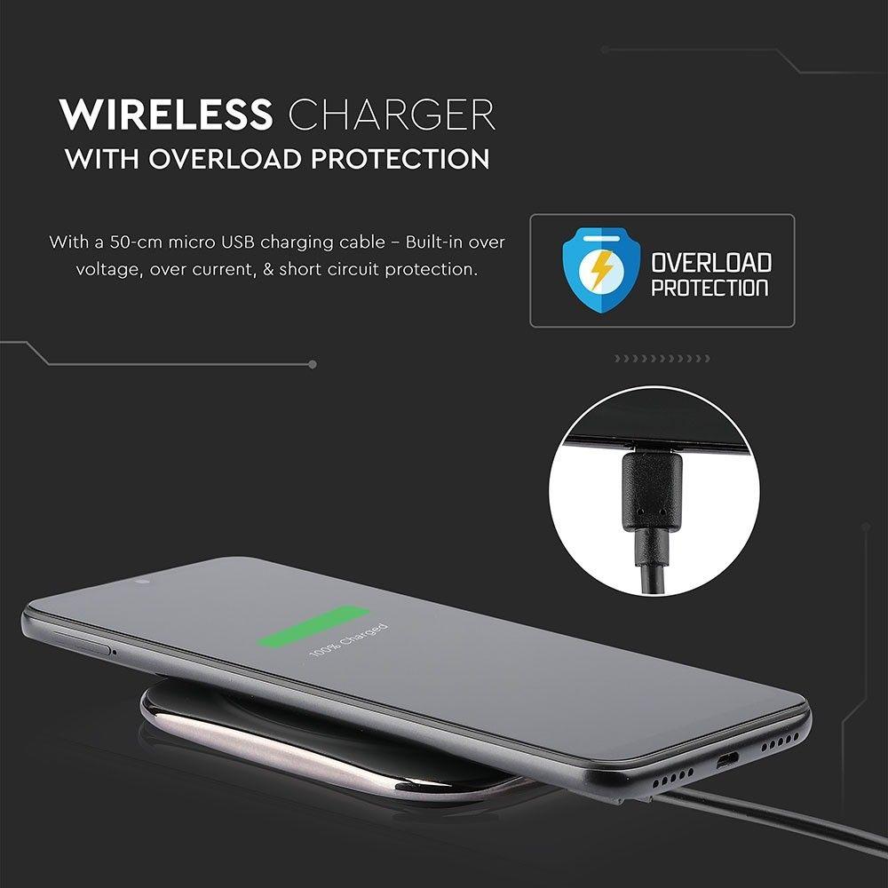 VT-3525 10W WIRELESS CHARGER FOR POWER BANK-BLACK