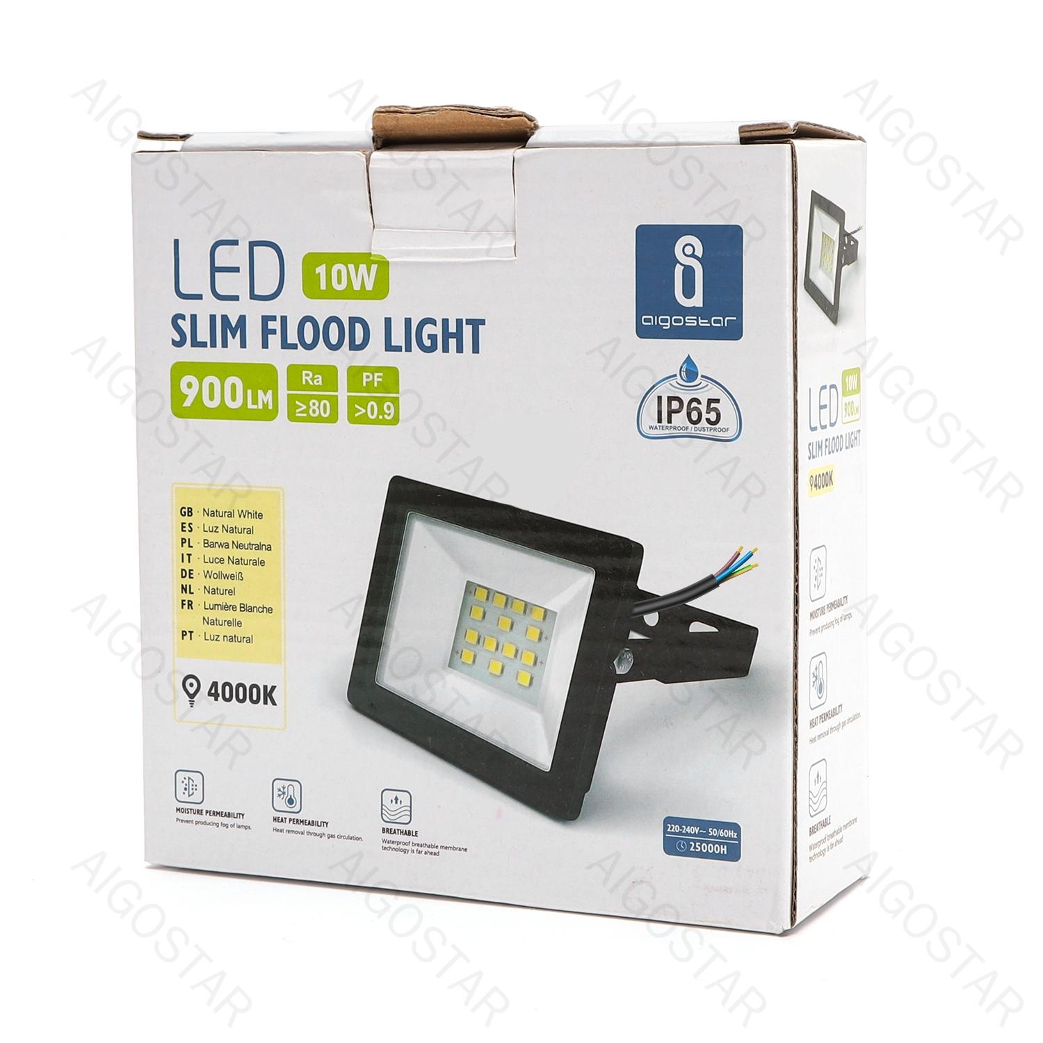 LED floodlight 10W 900lm 4000K IP65