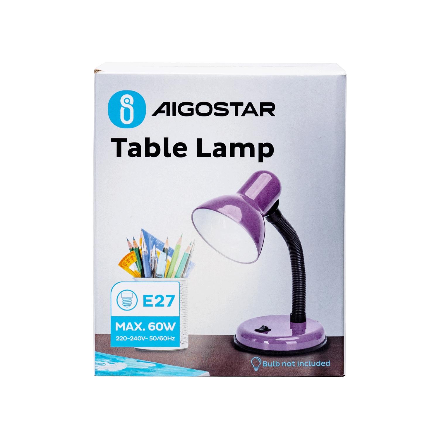 Metal Table Lamp E27/bulb excluded