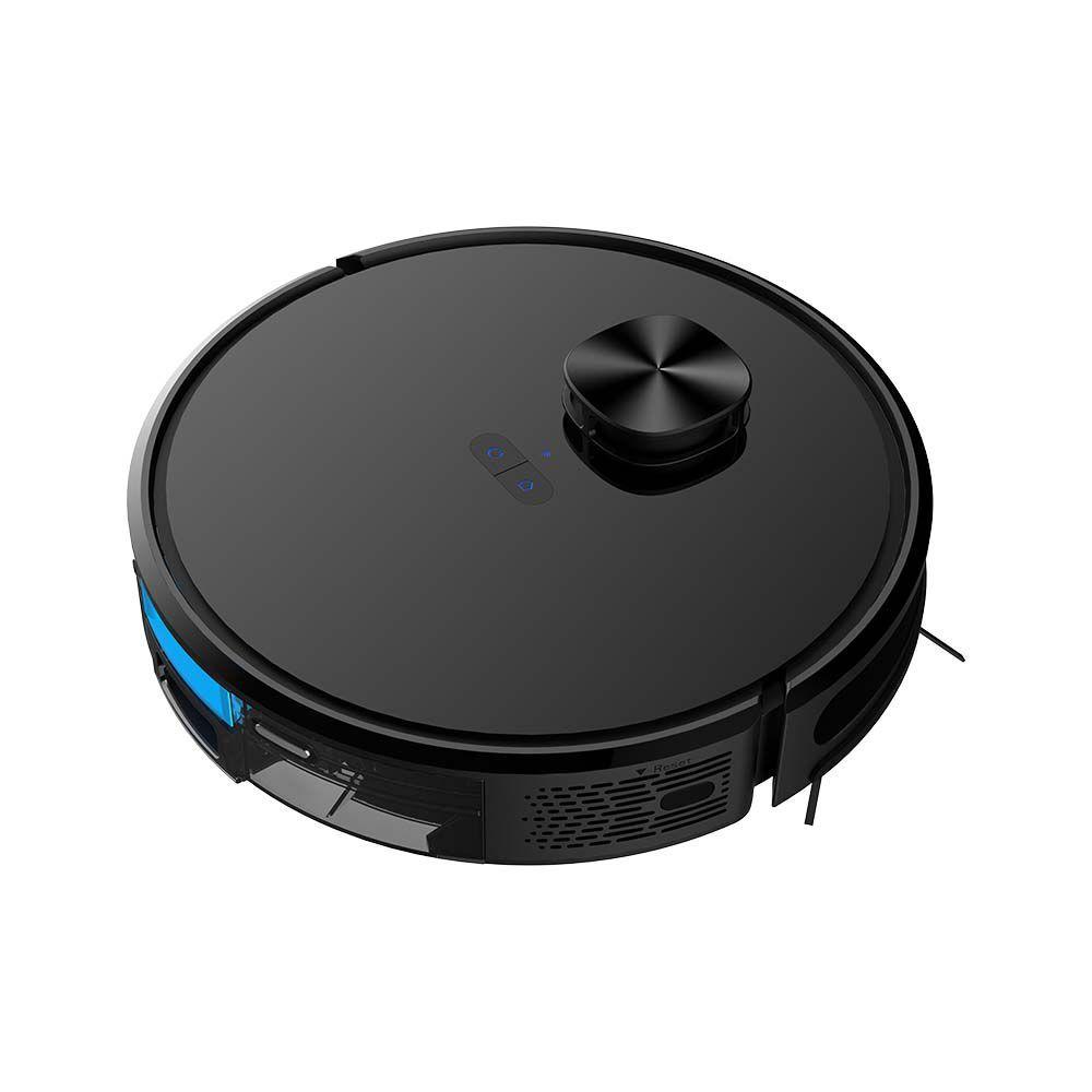 VT-5557 AUTO CHARGING LASER ROBOTIC VACUUM CLEANER COMPATIBLE WITH AMAZON ALEXA&GOOGLE HOME-BLACK