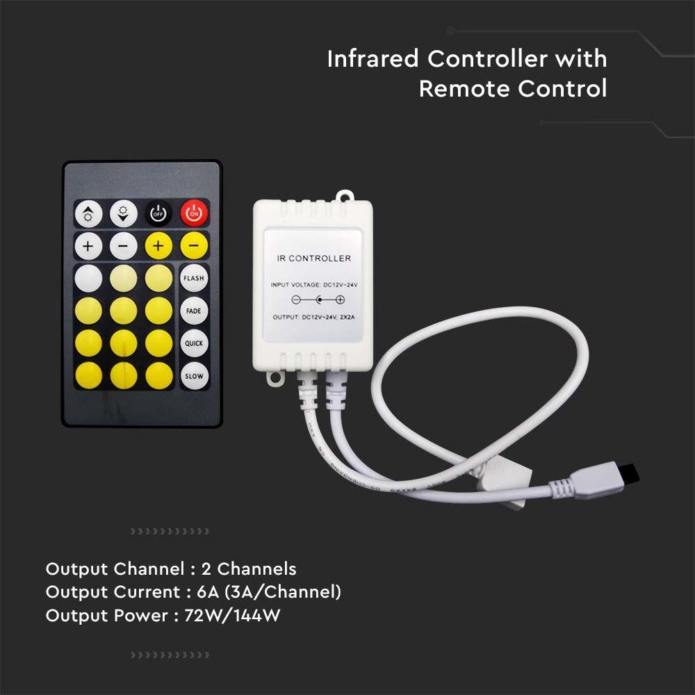 VT-2425 INFRARED CONTROLLER WITH REMOTE CONTROL CCT 3IN1 24 BUTTONS