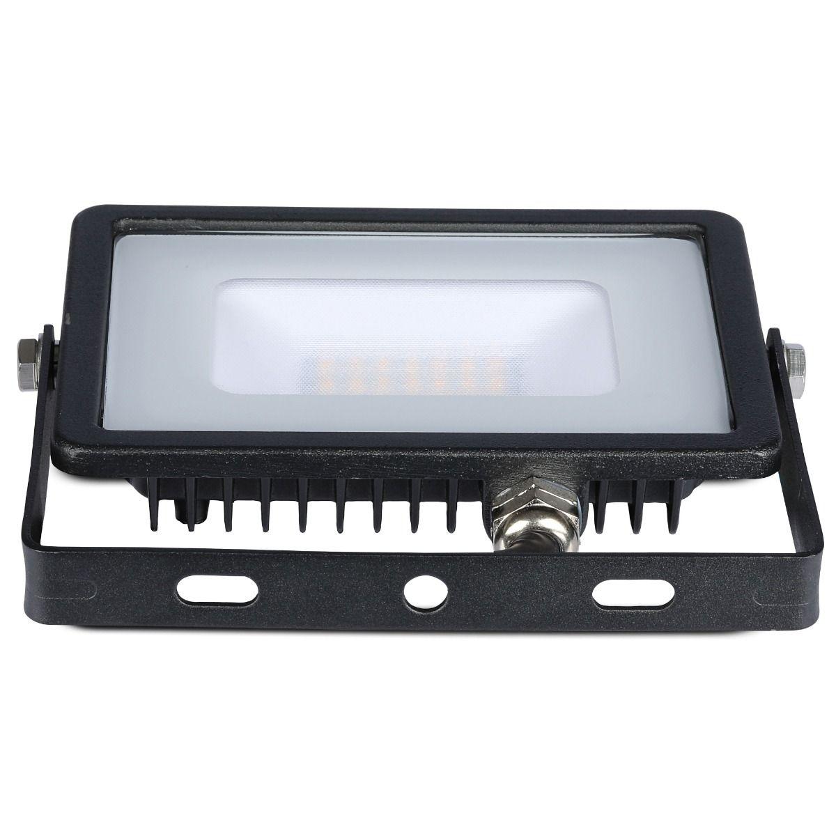 VT-20-1 20W SMD FLOODLIGHT SAMSUNG CHIP 1M CABLE 6500K BLACK BODY GREY GLASS