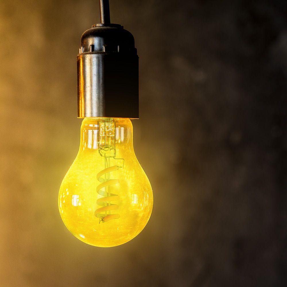 VT-2154 4W LED SPIRAL FILAMENT BULB AMBER 1800K