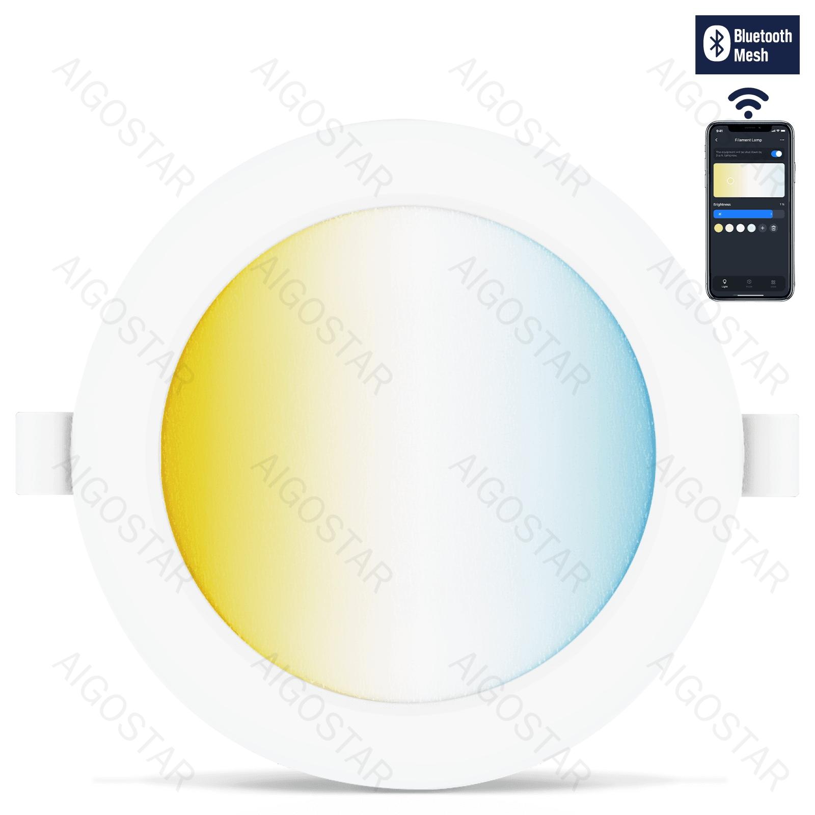 Bluetooth MESH smart downlight 6W CCT 3pcs