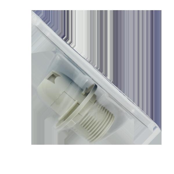 E14 Plastic Spring Terminal Lamp Holder White