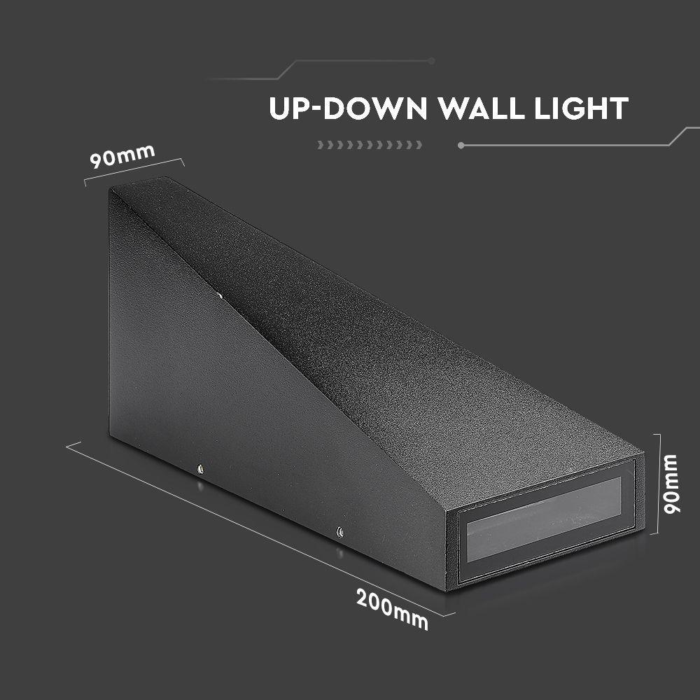 VT-826 4W LED WALL LIGHT 3000K BLACK BODY