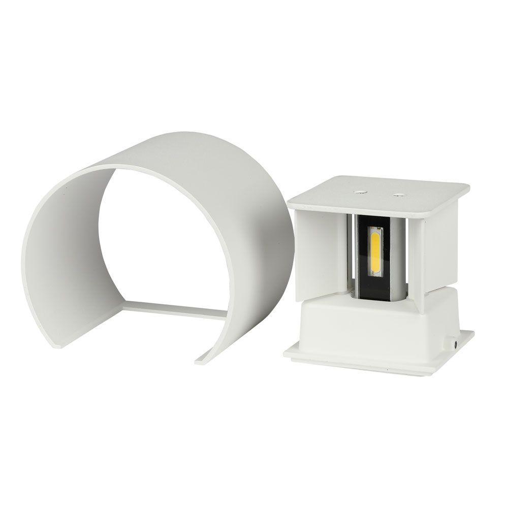 VT-756 5W WALL LAMP BRIDGELUX CHIP 3000K ROUND WHITE