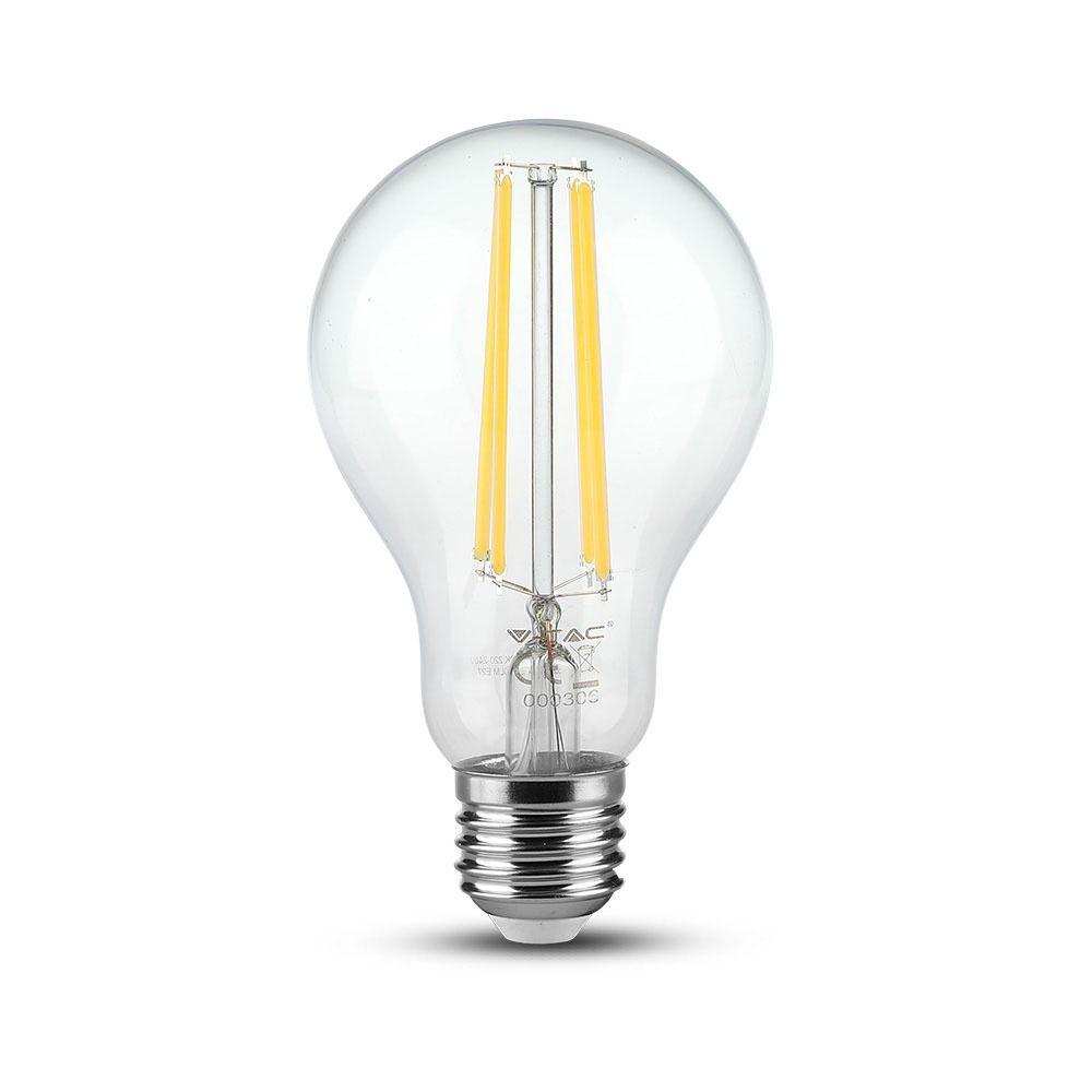 VT-2133 12.5W A70 LED FILAMENT BULB-CLEAR GLASS 4000K E27