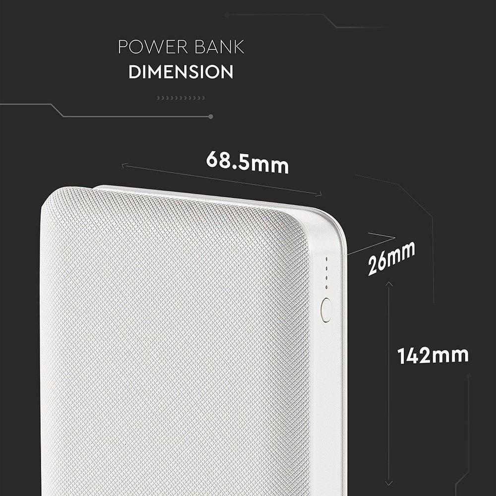 VT-3502 20000mAh POWER BANK-WHITE