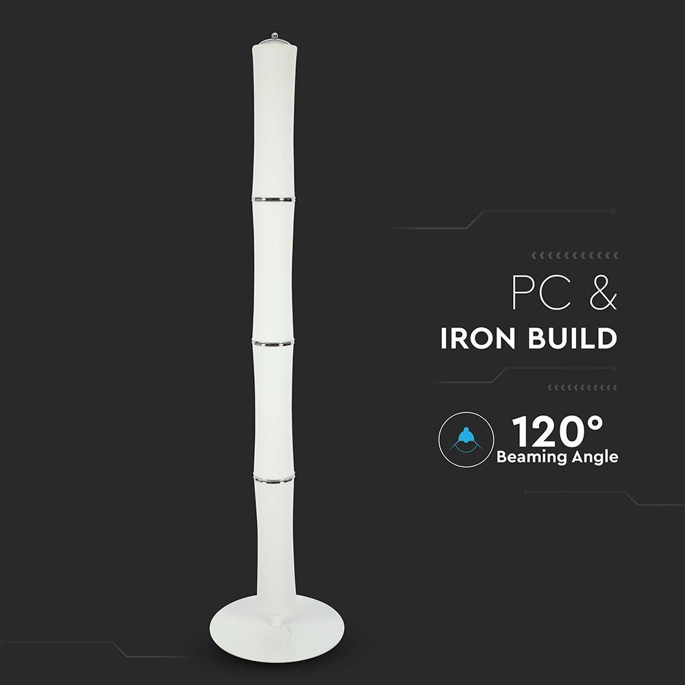 65W Oprawa LED/ Klosz: Mleczny, Ściemniana, Barwa:3000K, Biały, VTAC, SKU 3977