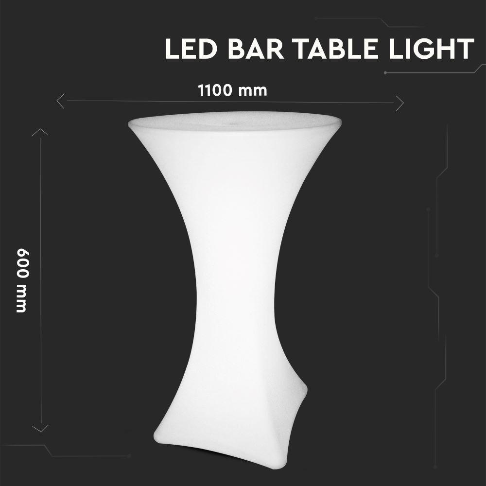 VT-7813 LED BAR TABLE WITH RGB D:60X110CM