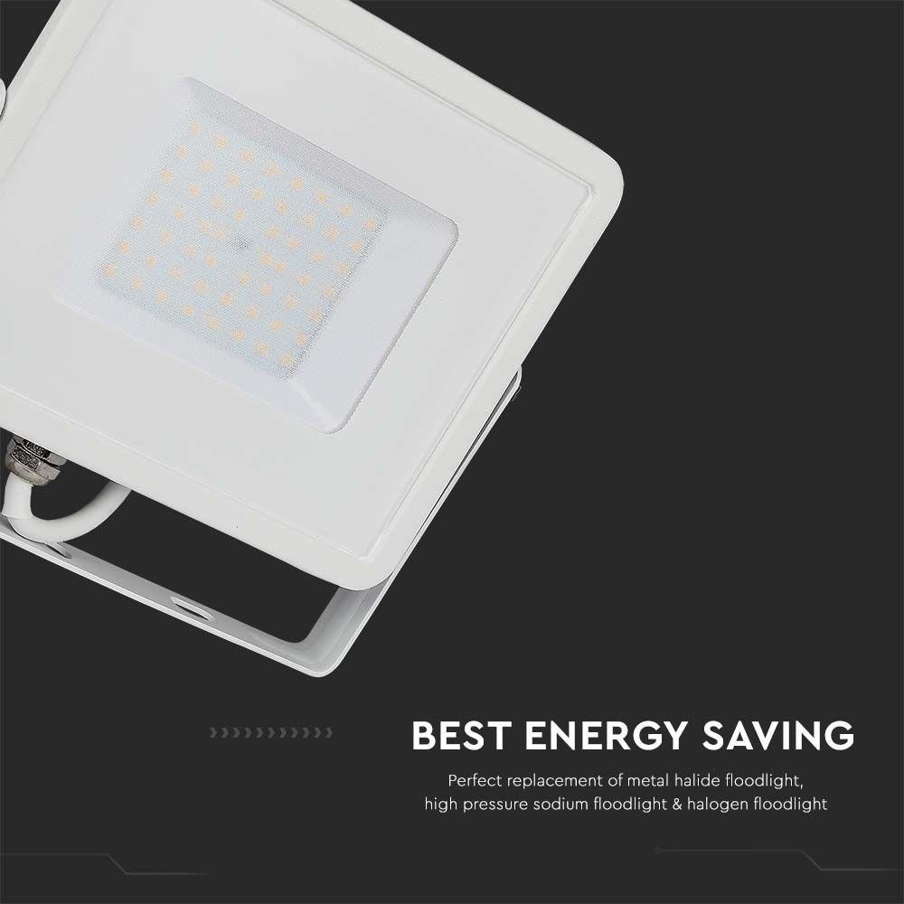 VT-50 50W SMD FLOODLIGHT SAMSUNG CHIP 3000K WHITE BODY