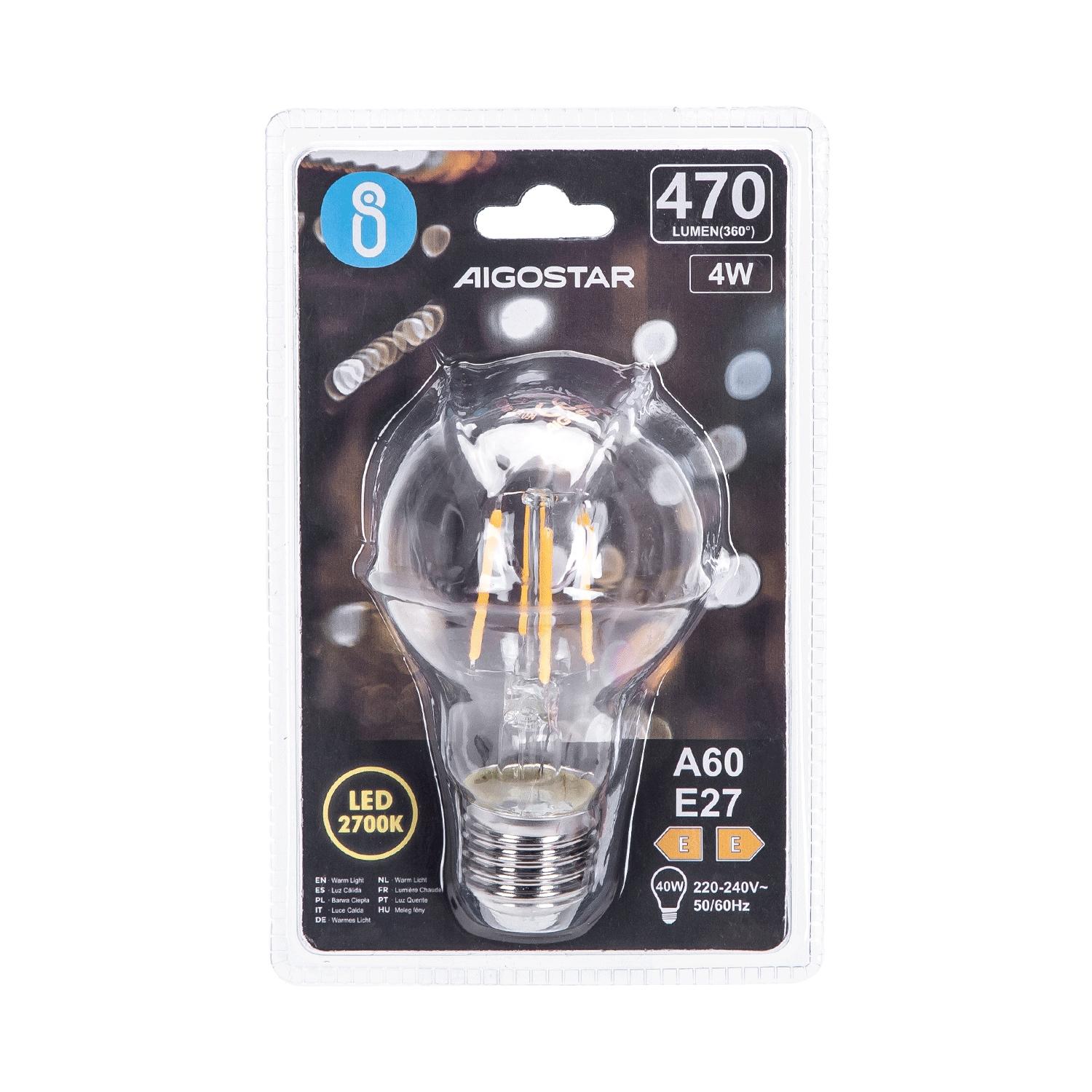 LED filament lamp A60