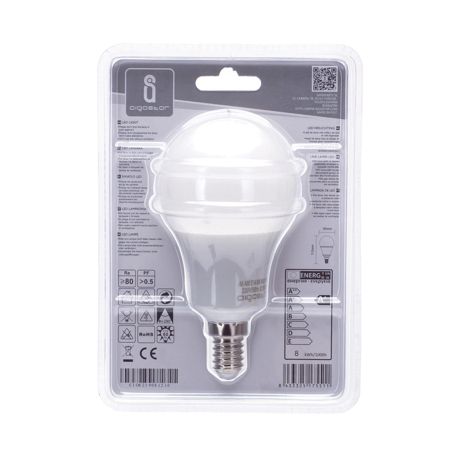 LED E14 8W A60 ( general bulb )