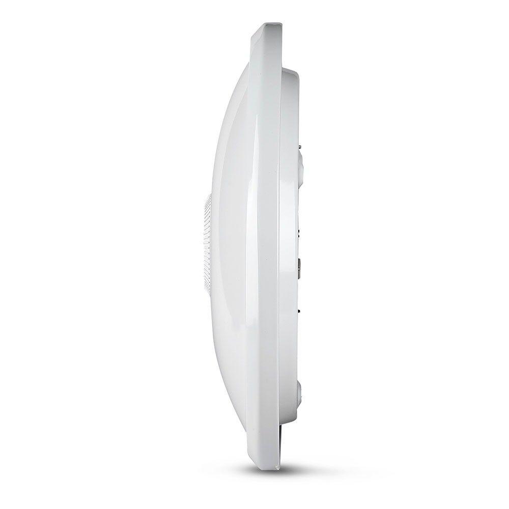 12W Plafon LED z czujnikiem PIR, Chip SAMSUNG, Barwa:3000K, VTAC, SKU 807