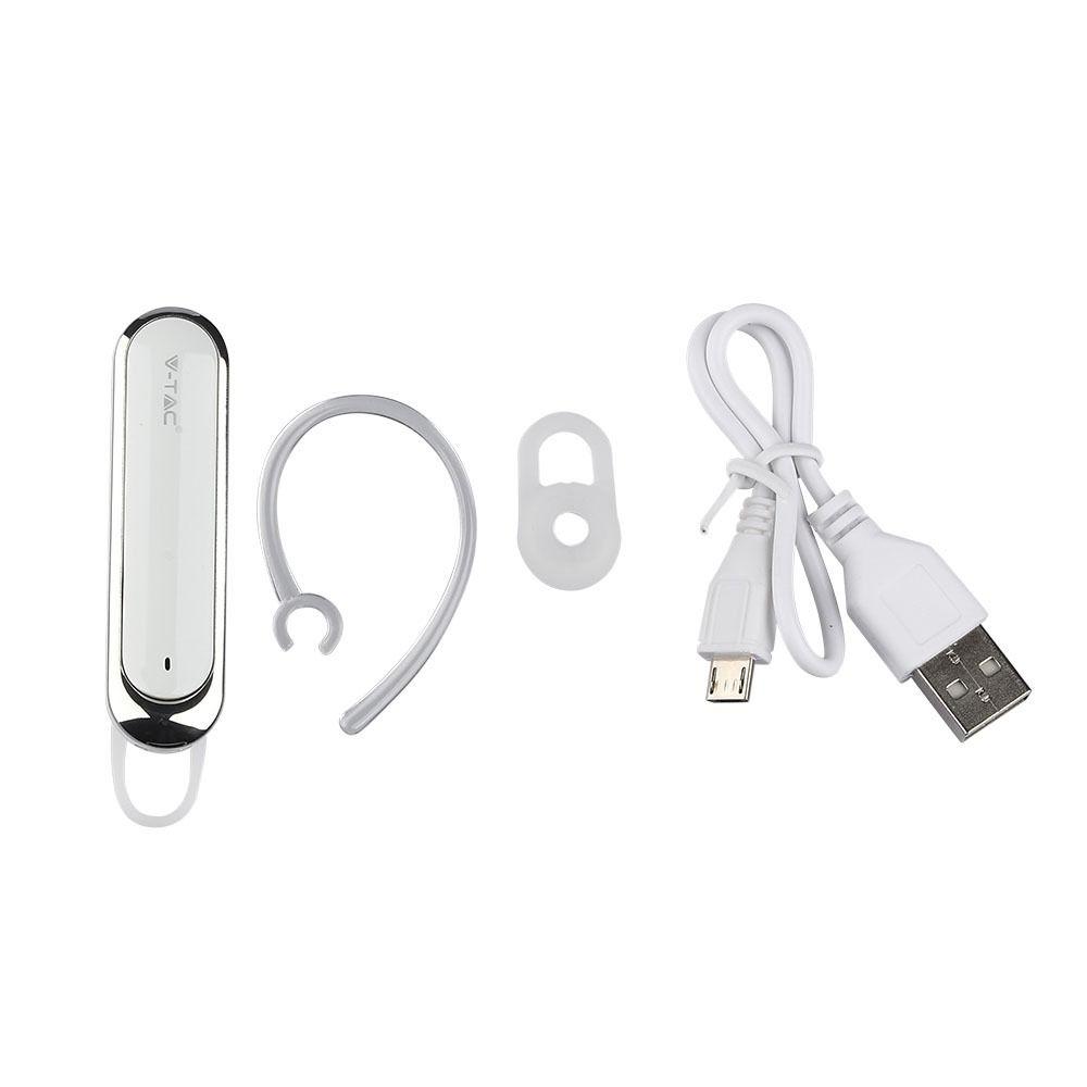 VT-6800 BLUETOOTH HEADSET-170mah BATTERY-WHITE