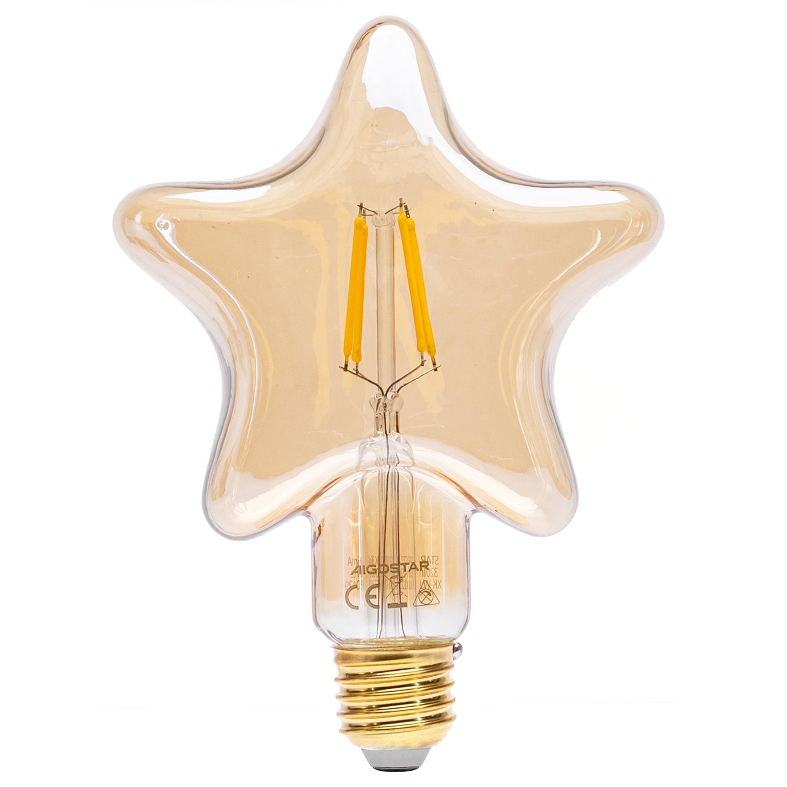 LED Filament Bulb (Star) E27 4W