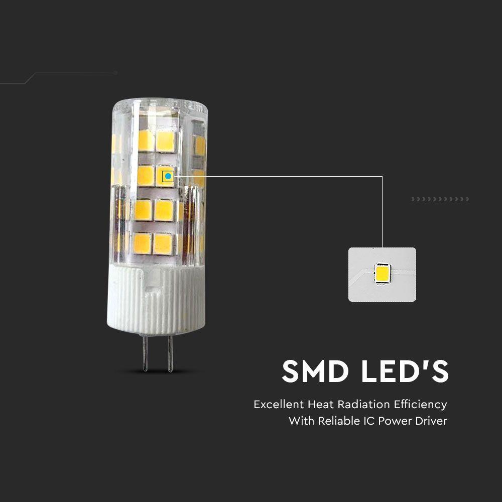 VT-234 3.2W G4 PLASTIC SPOTLIGHT SAMSUNG CHIP 3000K