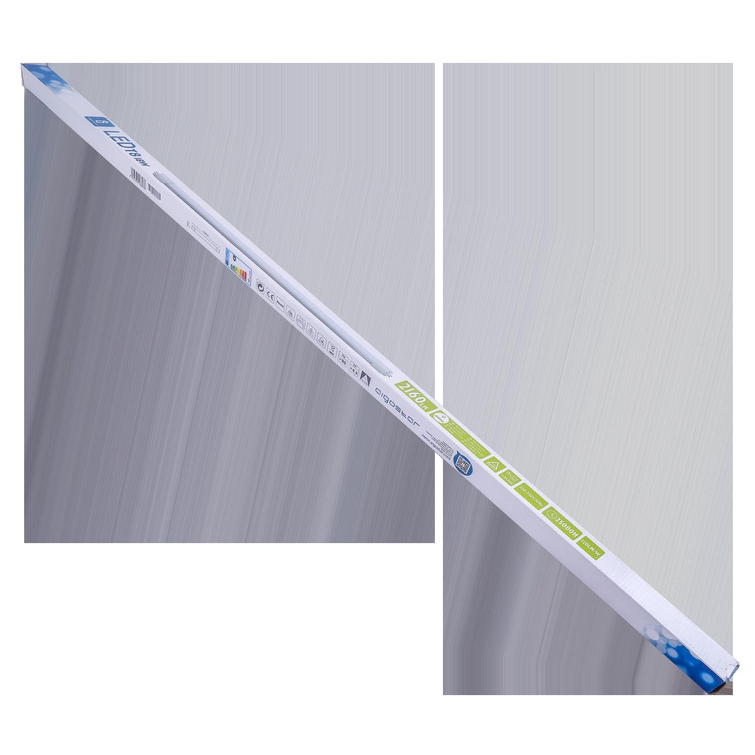 LED Half-aluminium Half-plastic T8 Light Tube 1.2m 18W