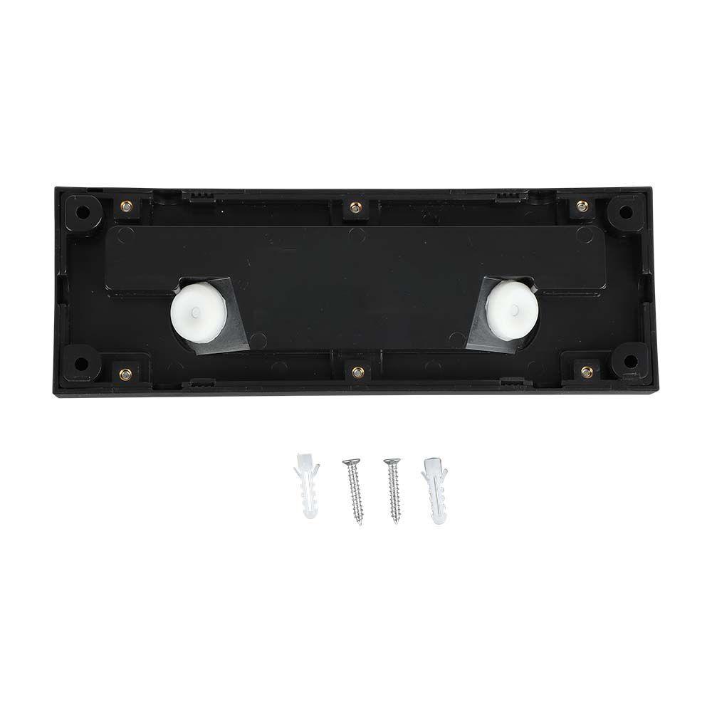 VT-1162 3W LED STEP LIGHT 3000K BLACK BODY RECTANGLE