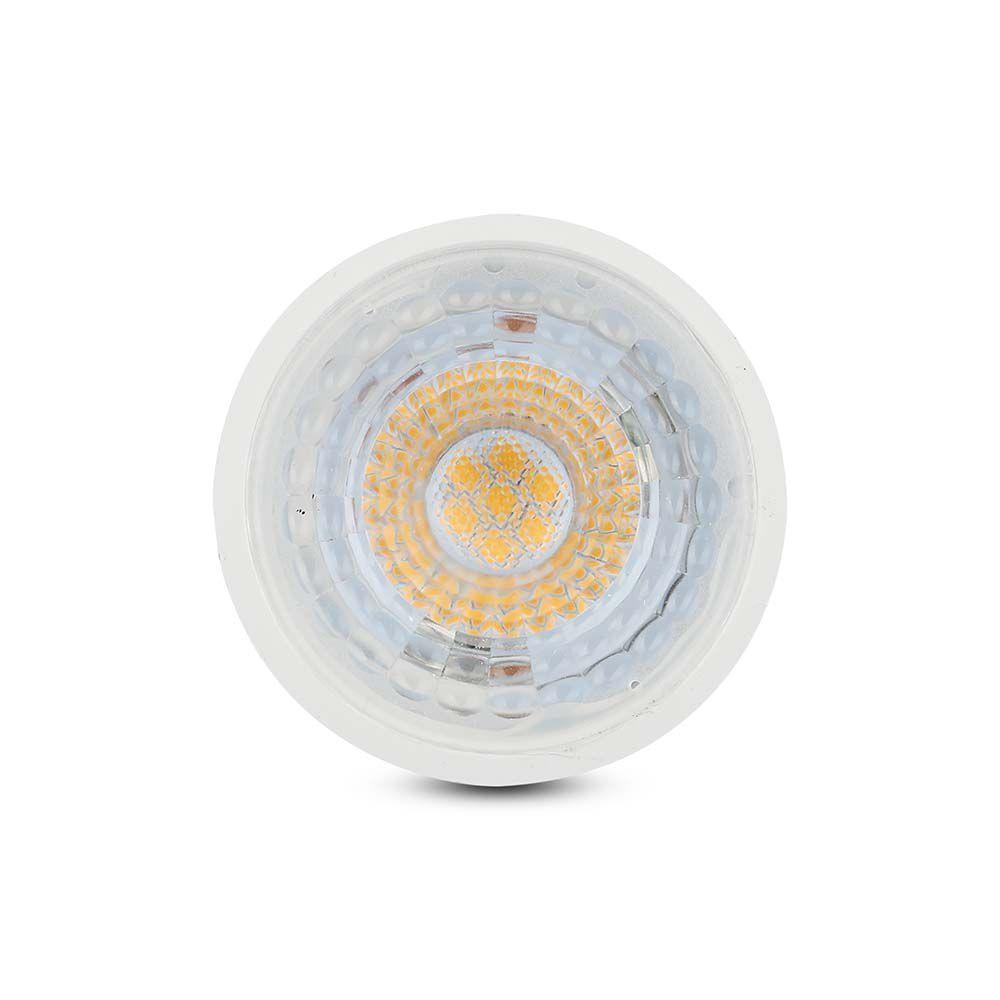 6W GU10 Żarówka LED, Chip SAMSUNG, Barwa:3000K, Kąt 38', Ściemniana, Trzonek:GU10, VTAC, SKU 21195