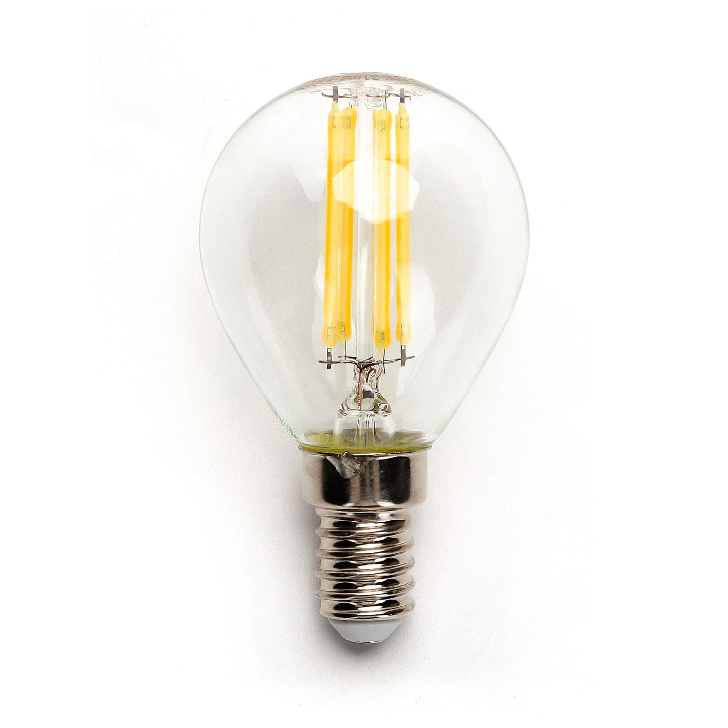 LED Filament Bulb (Clear) G45 E14 4W