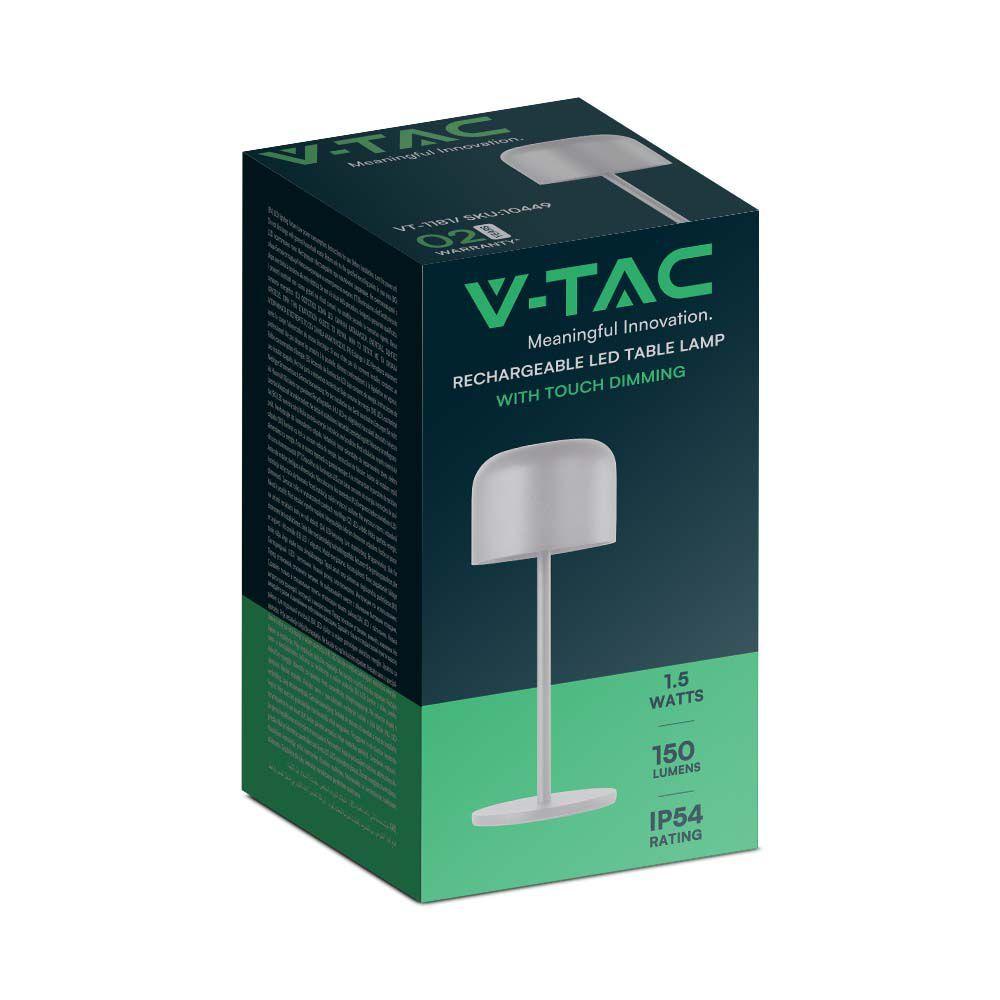 VT-1181 1.5W LED LAMP 2700K+5700K WHITE BODY IP54