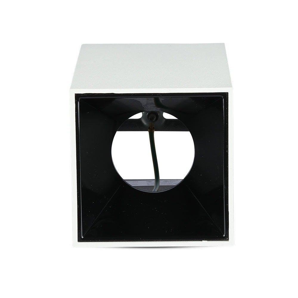 VT-882 GU10 FITTING SQUARE WHITE+BLACK