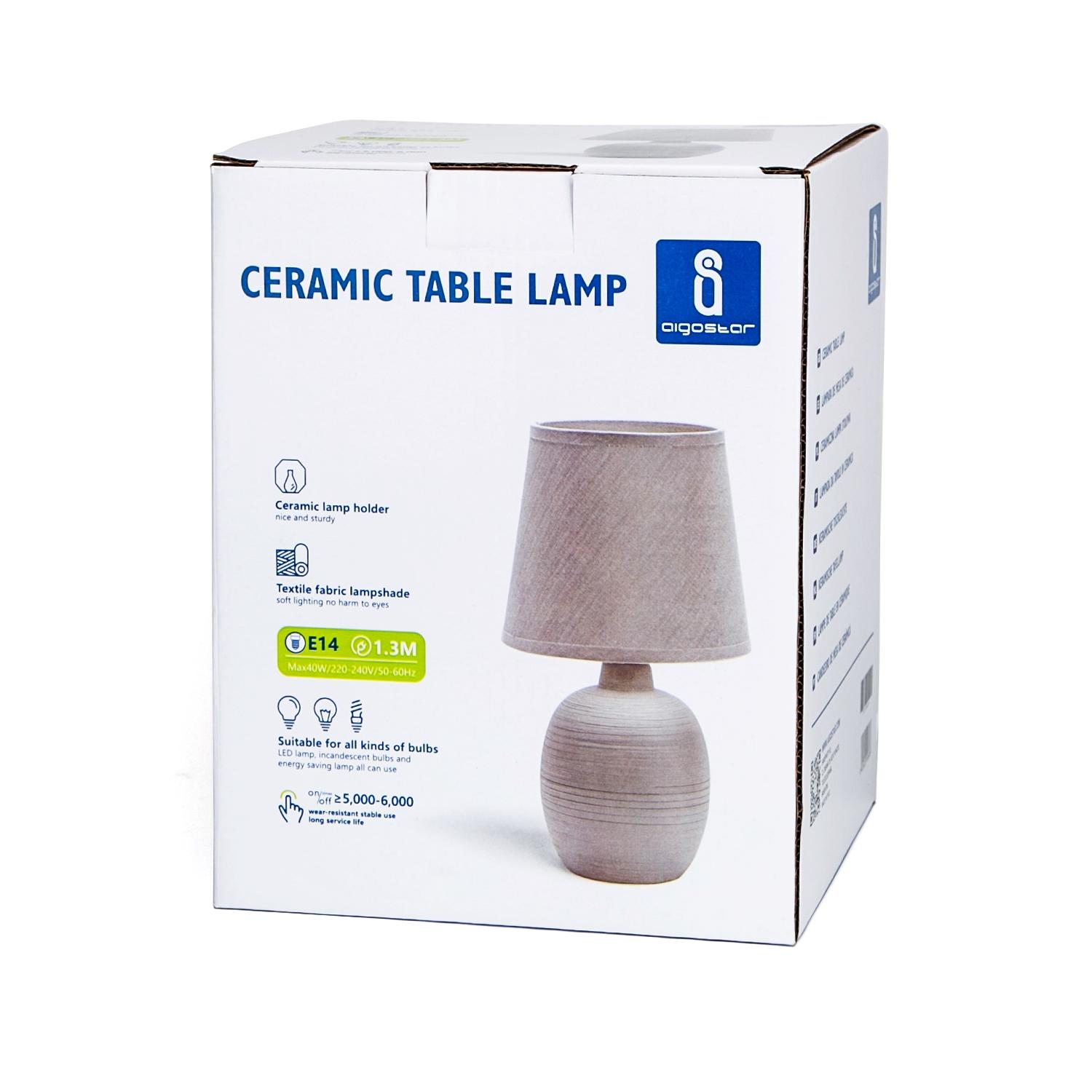 Ceramic Table Lamp (Without Light Source) E14