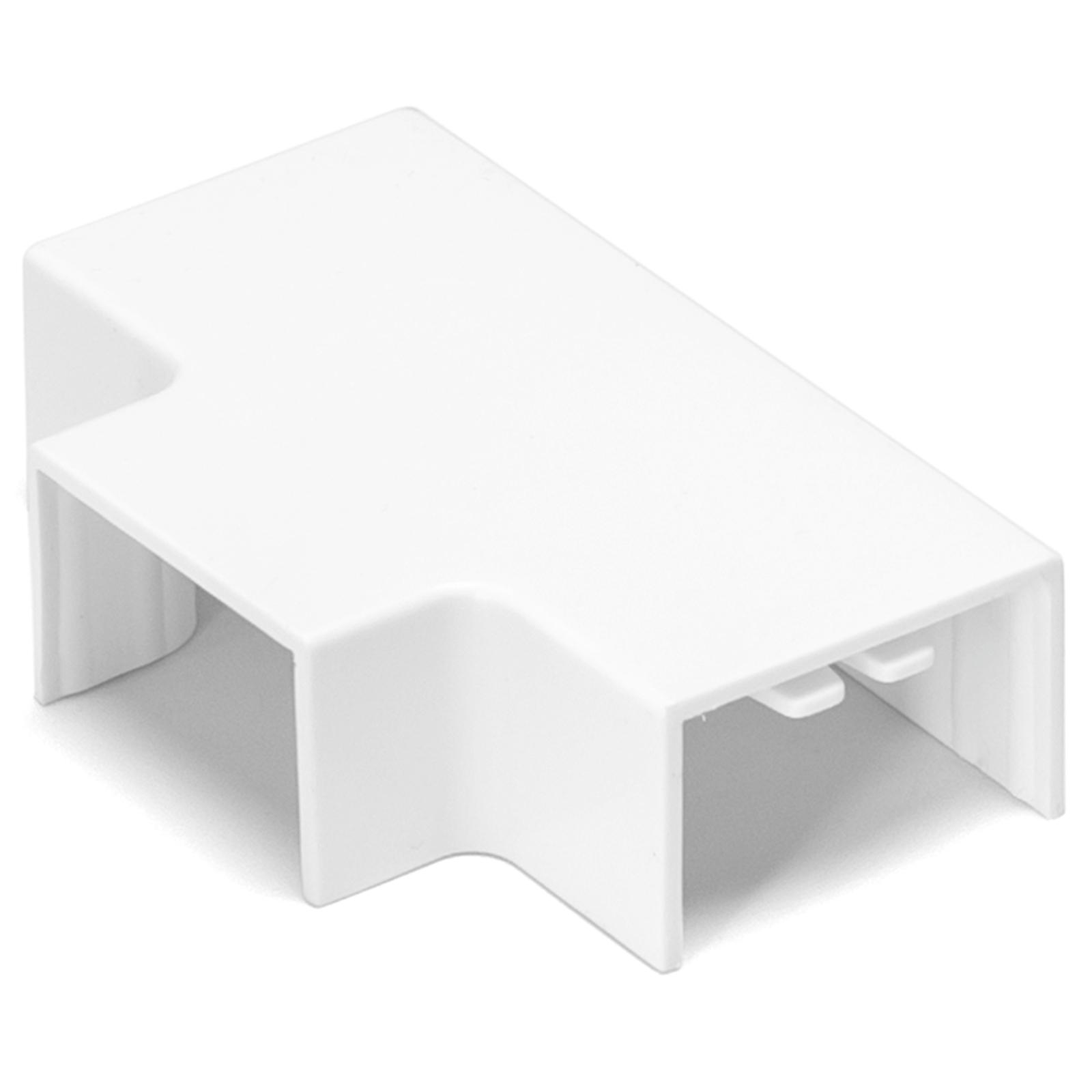 PVC Square Trunking Tee Bend White 25*16mm 4pcs