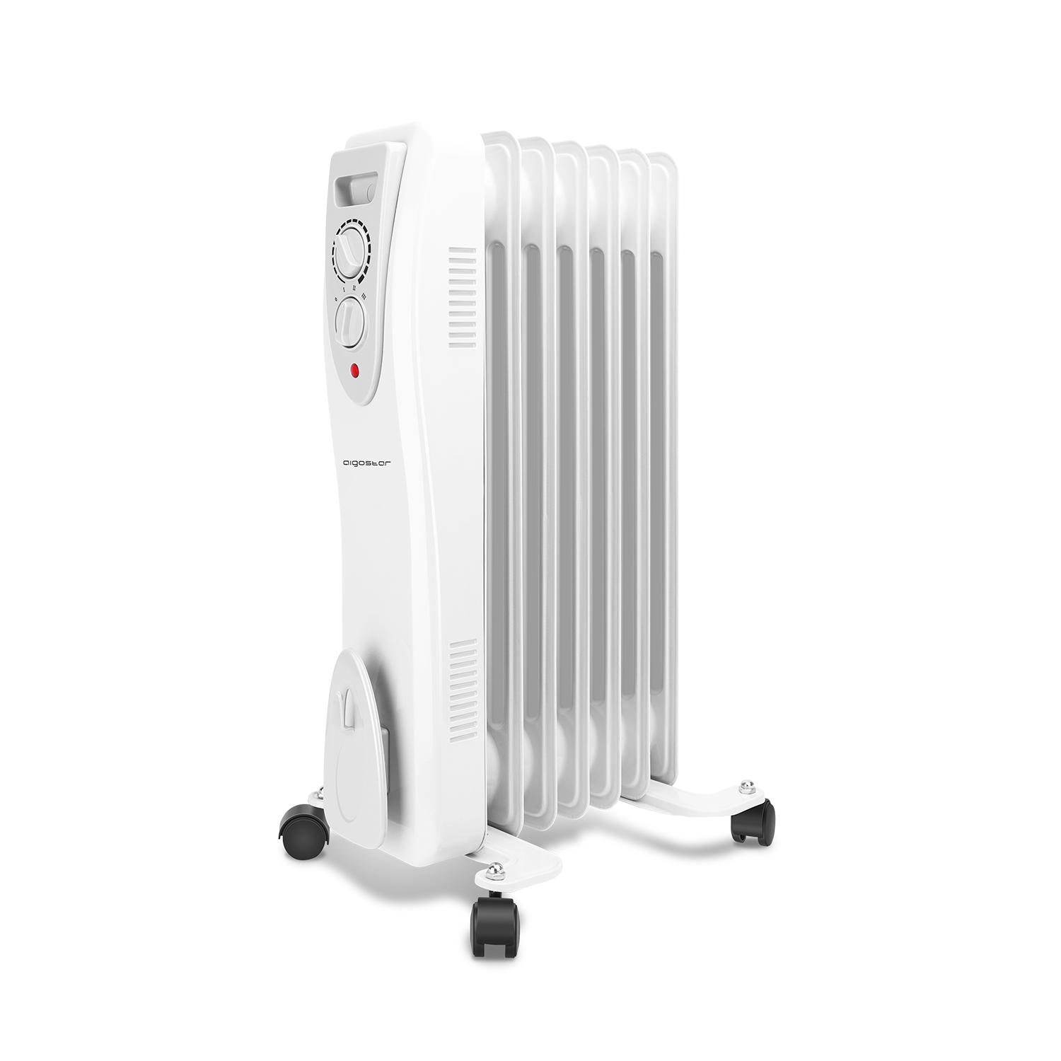 Oil Filled Radiators 1500W 7 Fins