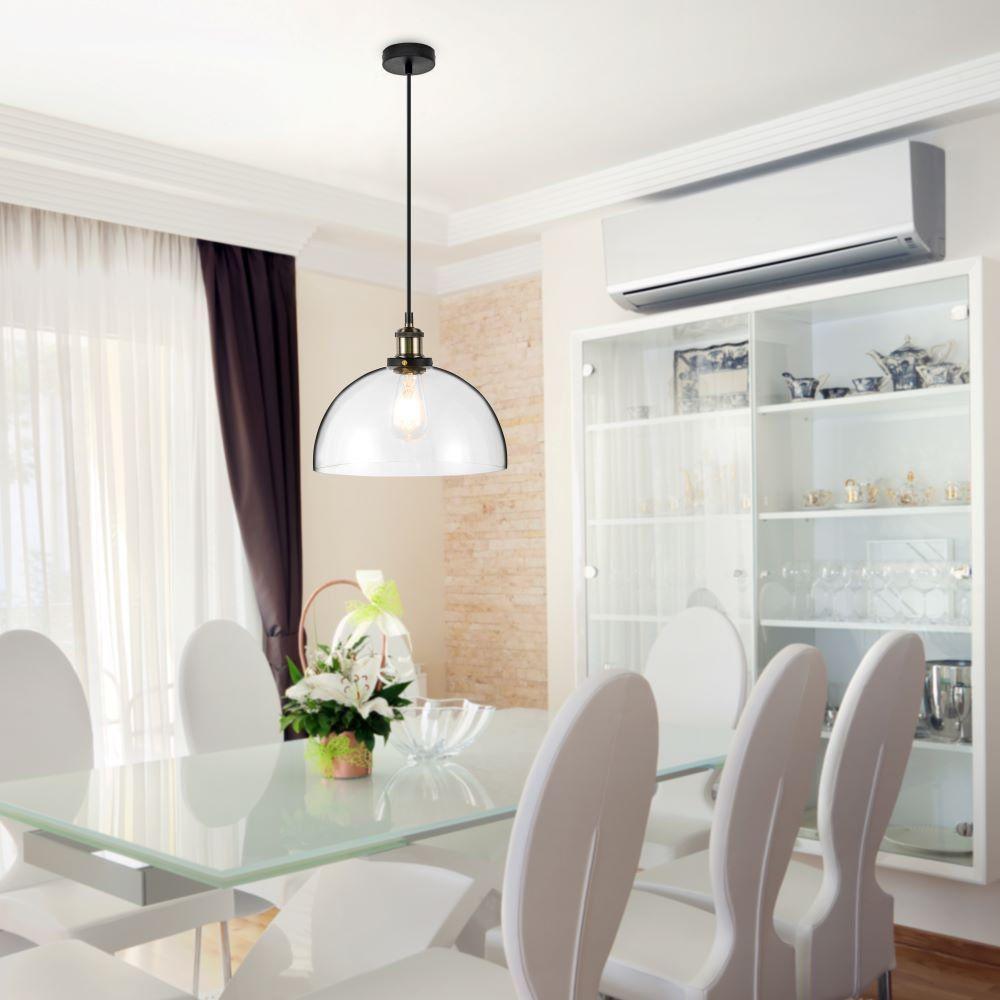 VT-7300 E27 GLASS PENDANT LIGHT-TRANSPARENT