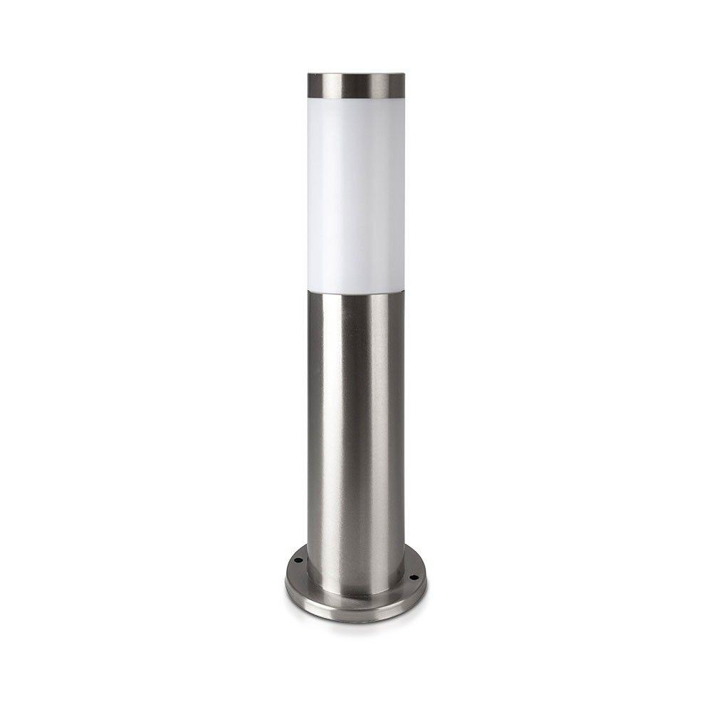 VT-838 BOLLARD LAMP-STAINLESS STEEL BODY(45CM)E27 SATIN NICKEL-IP44