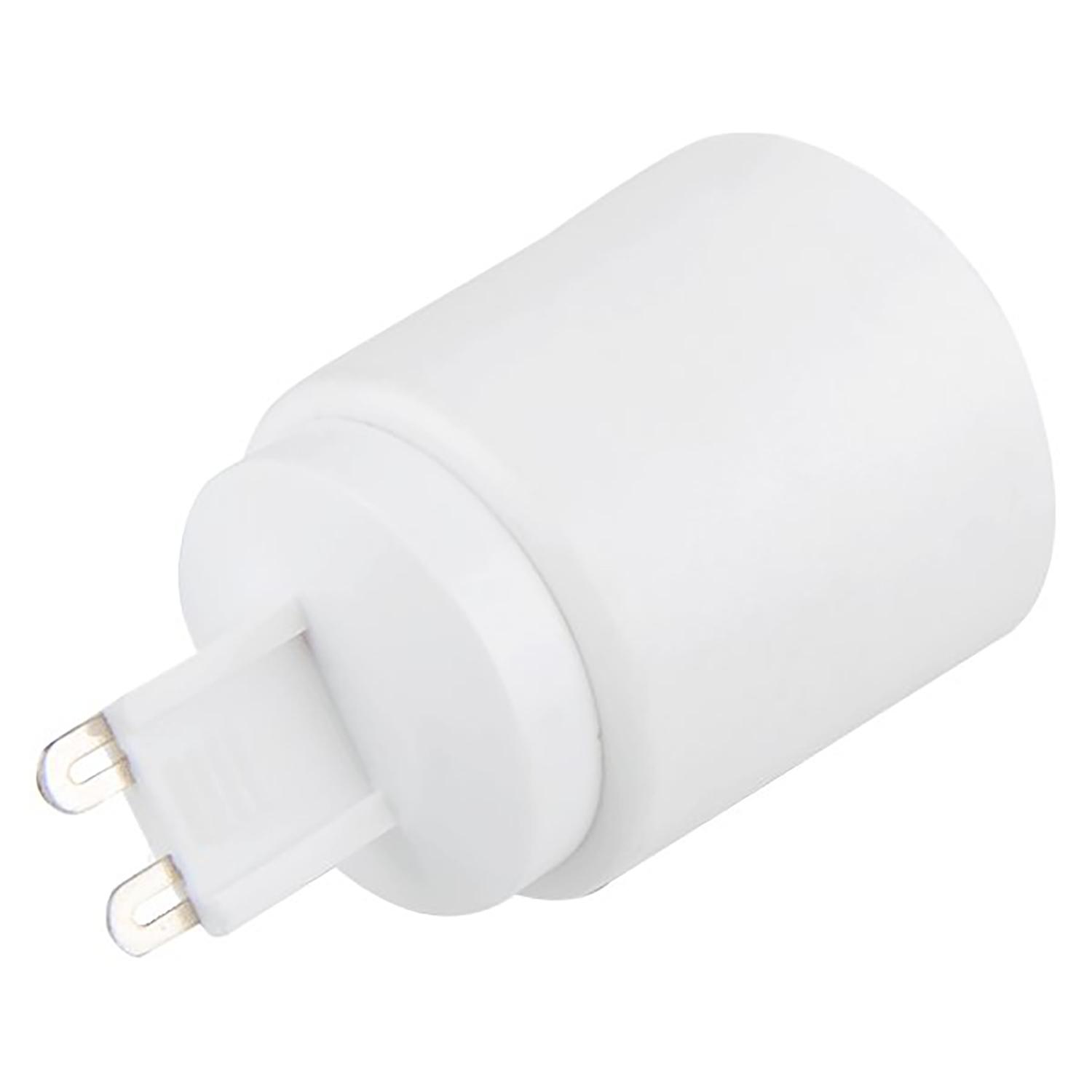 Adaptor G9 to E27 White